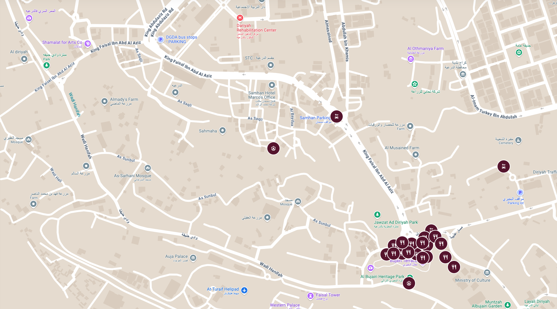 Find your way to Bab Samhan Hotel easily using Google Maps. 
